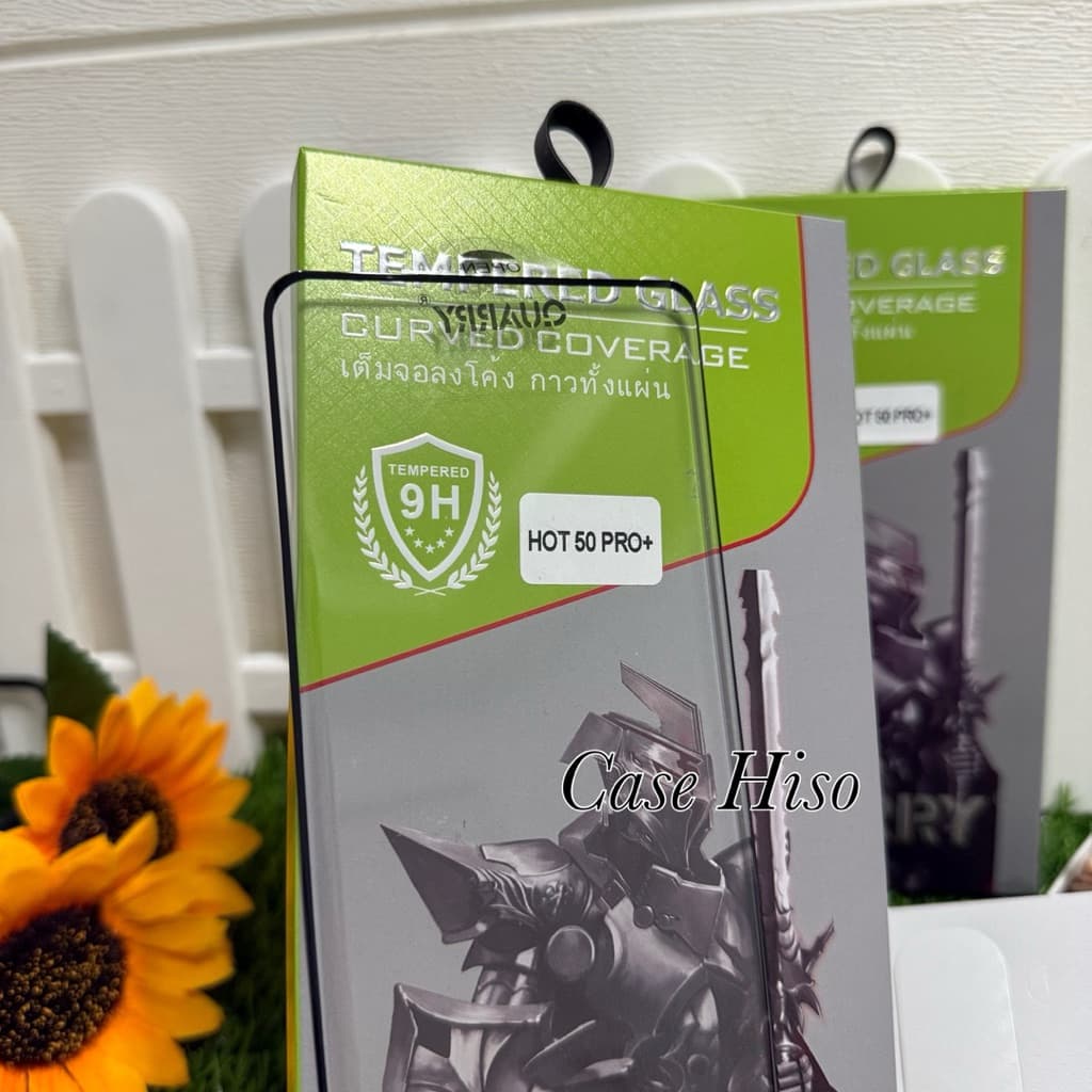ฟิล์มกระจกนิรภัยจอโค้ง Quarry สำหรับ Infinix Hot 50 pro plus / Hot 60 pro plus รูปที่ 2
