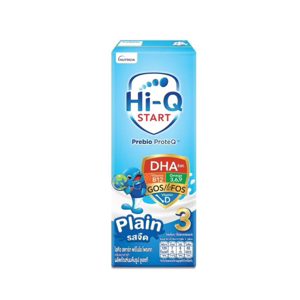 ยกลัง นมยูเอชที นมไฮคิวสูตร3 สตาร์ท พรีไบโอโพรเทก รสจืด 180 มล นม UHT HiQ Start PrebioProteq UHT รูปที่ 3