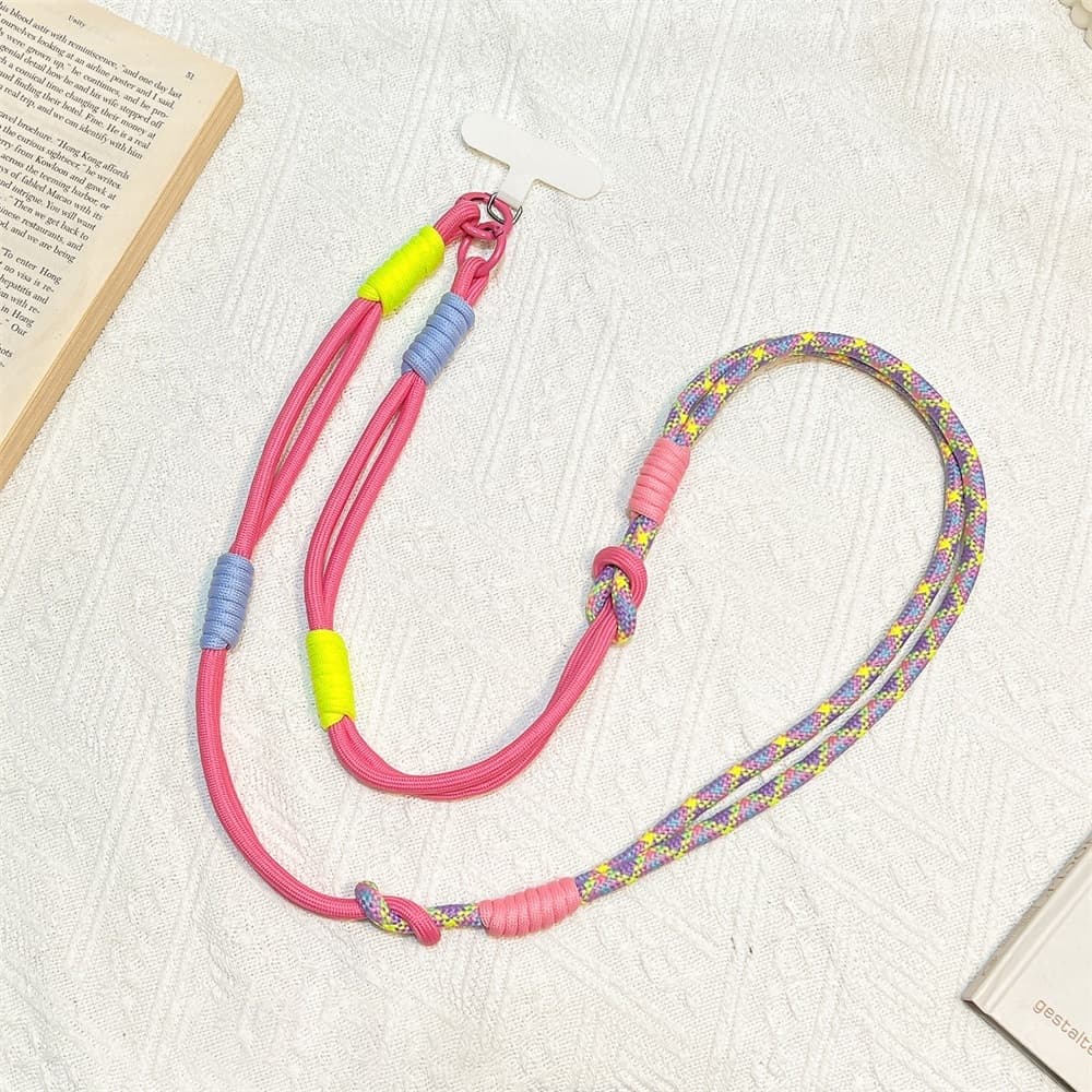 สายคล้องโทรศัพท์แบบยาว Lanyard ใส่ได้หลายแบบ ถอดได้ นุ่มสบาย กันลื่น สำหรับมือถือทุกรุ่น รูปที่ 6