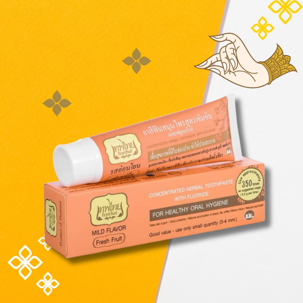 ยาสีฟัน เทพไทย Tepthai Toothpaste ปริมาณ 30g / 70g รูปที่ 6