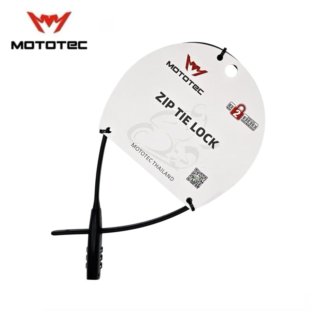 MOTOTEC MT-ZL01 สายล็อคเคเบิลไทร์กันขโมยพร้อมระบบล็อคใส่รหัส ทนทาน น้ำหนักเบา พกพาสะดวก รูปที่ 2