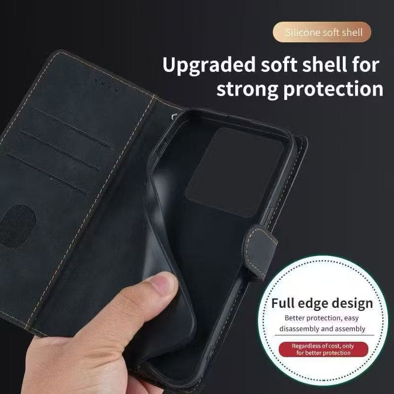 เคสฝาพับหนัง มีล็อค สำหรับVivo V70FE V70 V60 V50 V50lite V40 lite V40Pro V30 V30Pro V30E V20 V20Pro V20SE เคสมีแม่เหล็ก รูปที่ 6