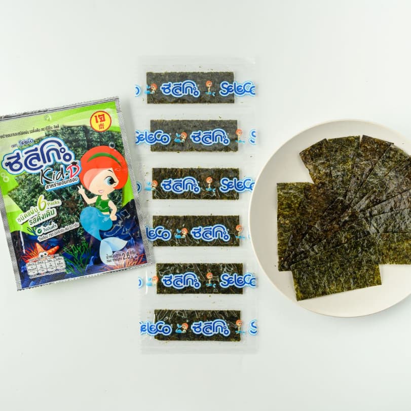 ซีลีโกะ Kid-D สาหร่ายอบกรอบชนิดแผ่น รสดั้งเดิม / แพค 3 ซอง รูปที่ 4