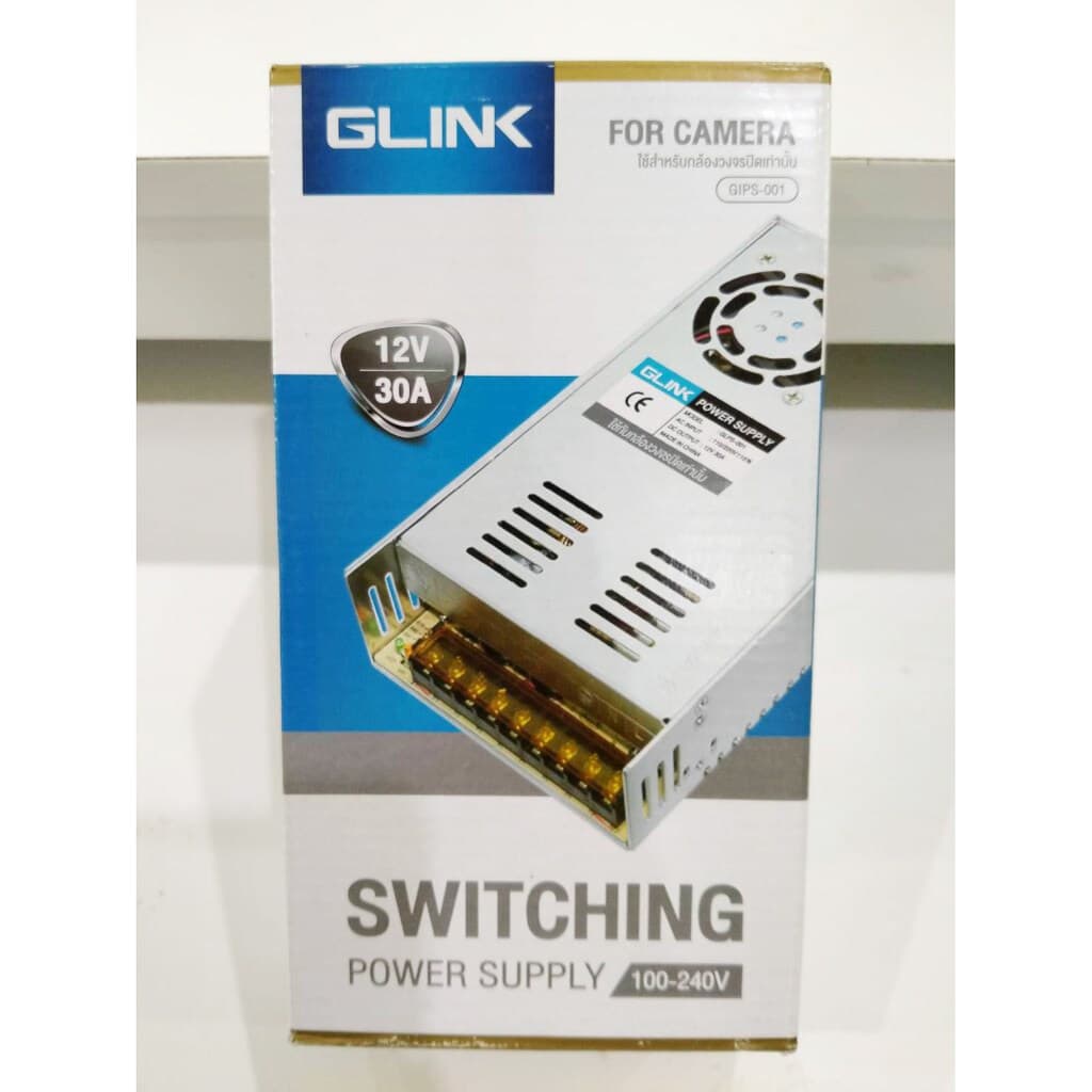GLINK SWITCHING POWER SUPPLY ใช้สำหรับกล้องวงจรปิด รุ่น GIPS-001 / GIPS-002 / GIPS-003 / GIPS-004 - แบบเลือกซื้อ รูปที่ 2