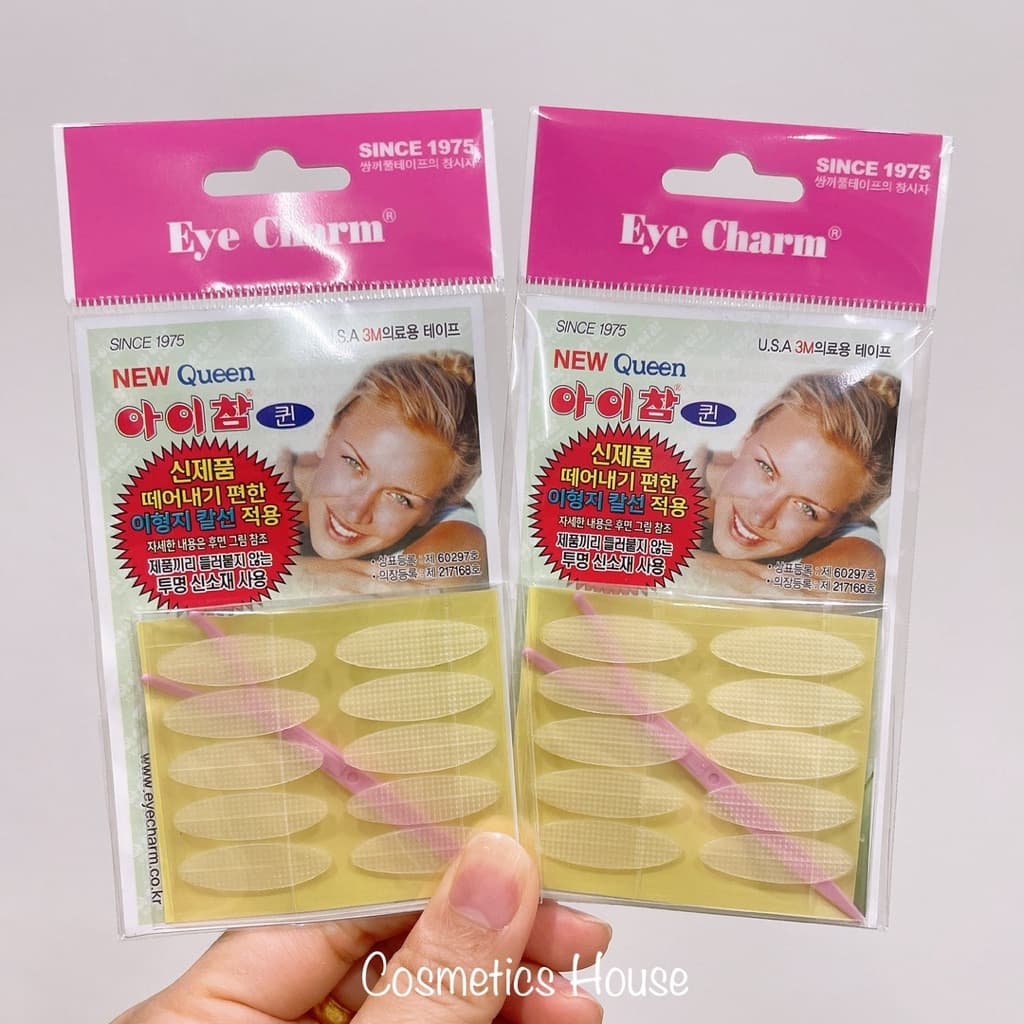 เทปติดตา 2ชั้น Eye charm สติ๊กเกอร์ทำตา 2 ชั้น ของแท้จากเกาหลี 1ชิ้น แท้% รูปที่ 7