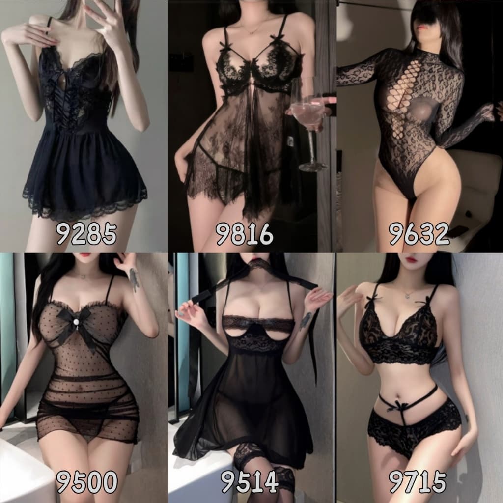 Sexy secretsชุดบอดี้สูทเซ็กซี่ ชุดนอนผ้าตาข่ายเซ็กซี่ ชุดชั้นในแบบ 2 ชิ้น หลากหลายสไตล์ การจัดส่งรวดเร็ว รูปที่ 6