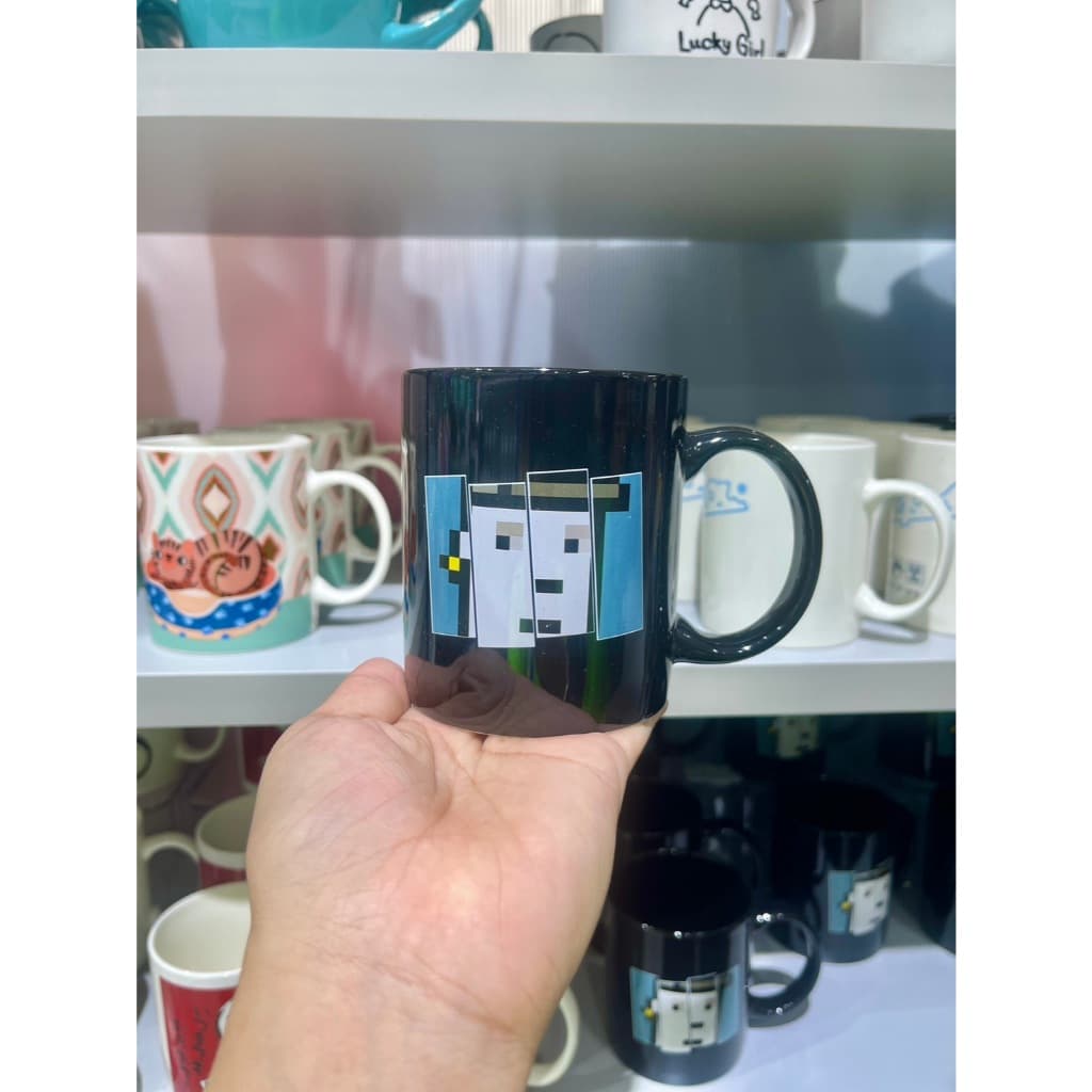 แก้วเซรามิก แก้วกาแฟ แก้วมัก มีหูจับ แก้วเซรามิกลายสวย ราคาประหยัด เข้าไมโครเวฟได้ รูปที่ 8
