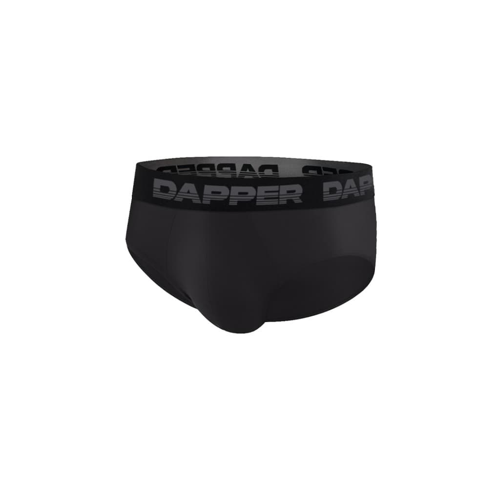 DAPPER แพ็ค 2 ชิ้น กางเกงชั้นในชาย Dapper Ultraflex ทรง Briefs สีดำ รูปที่ 3