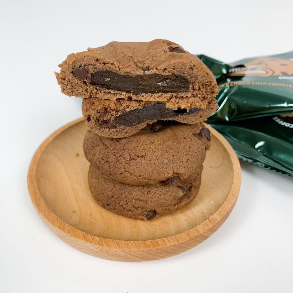 ขนมเกาหลี ขนมต๊อกคุ๊กกี้ 90g 240g ไส้ต๊อกนุ่มหนึบ 쫀득 초코칩 คุกกี้เกาหลี คุ้กกี้ต๊อก รูปที่ 9