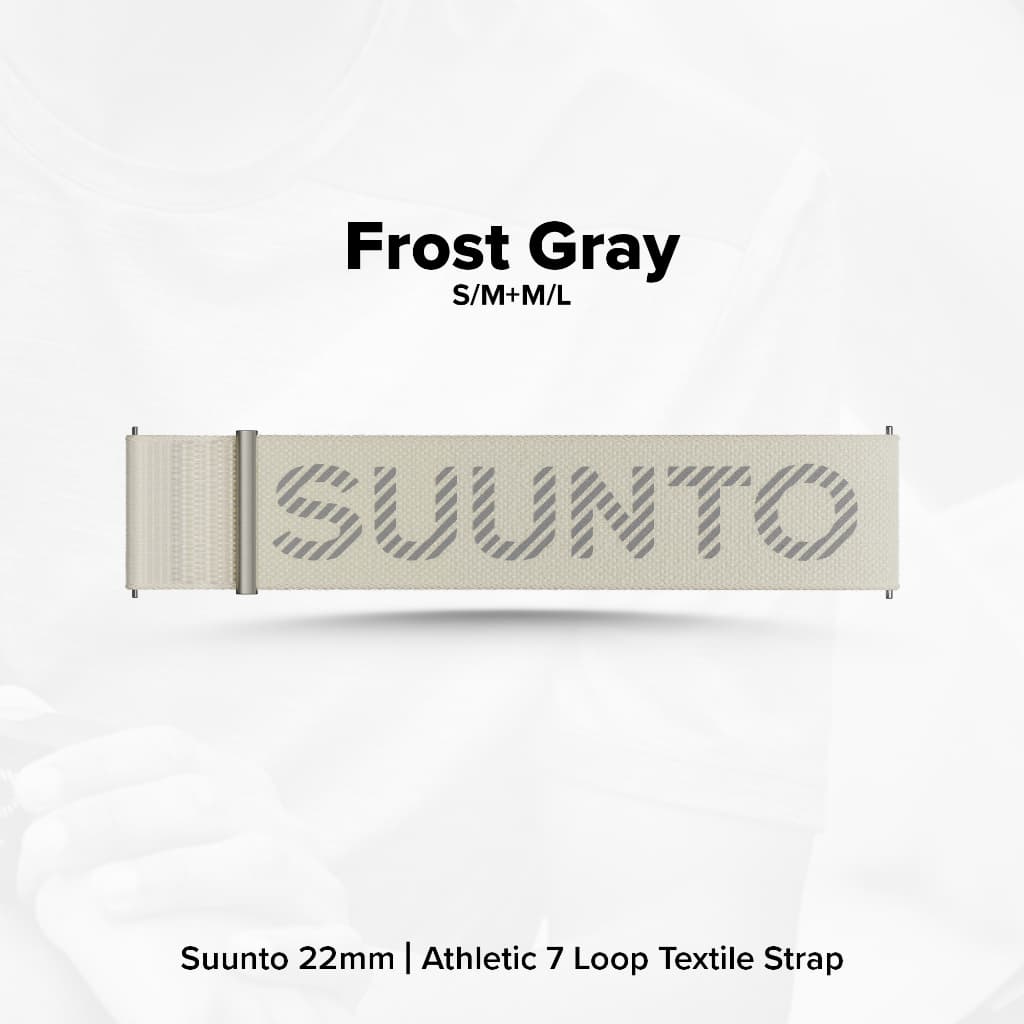 Suunto สายนาฬิกา 22MM ATH7 LOOP TEXTILE STRAP S+M สายผ้า ใช้ร่วมกับ Suunto Run,Race,Race S,9 Peak Pro, and Vertical รูปที่ 5