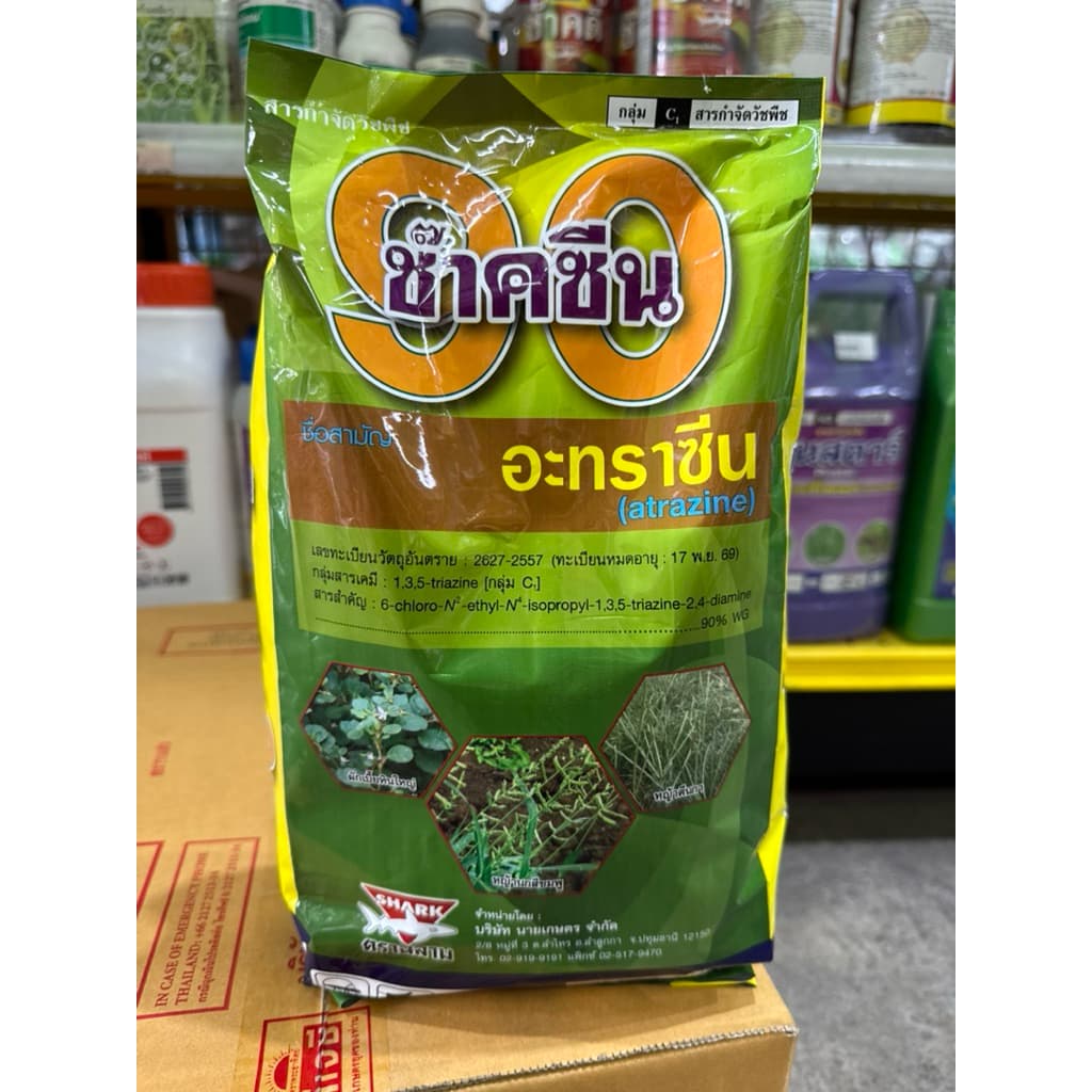อะทราซีน กำจัดหญ้าในไร่สับปะรด กำจัดหญ้าไร่ข้าวโพด กำจัดหญ้าไร่อ้อย ออกฤทธิ์คุมฆ่าหญ้า รูปที่ 3