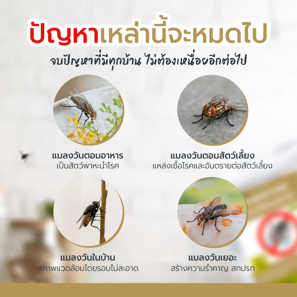 ‼ไล่แมลงวัน แมลงหวี่ ‼SAMUNPINE สเปรย์ไล่แมลงวัน แมลงหวี่ สูตรเข้มข้น ปกป้องนาน 8 ชม. ขนาด 450 ml. รูปที่ 2