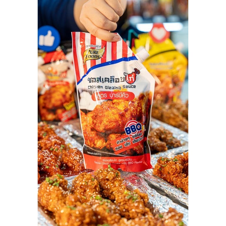 มีฮาลาล ซอสเคลือบไก่ สูตร บาร์บีคิว ขนาด 1,000 กรัม ตรา เพียวฟู้ดส์ รูปที่ 2