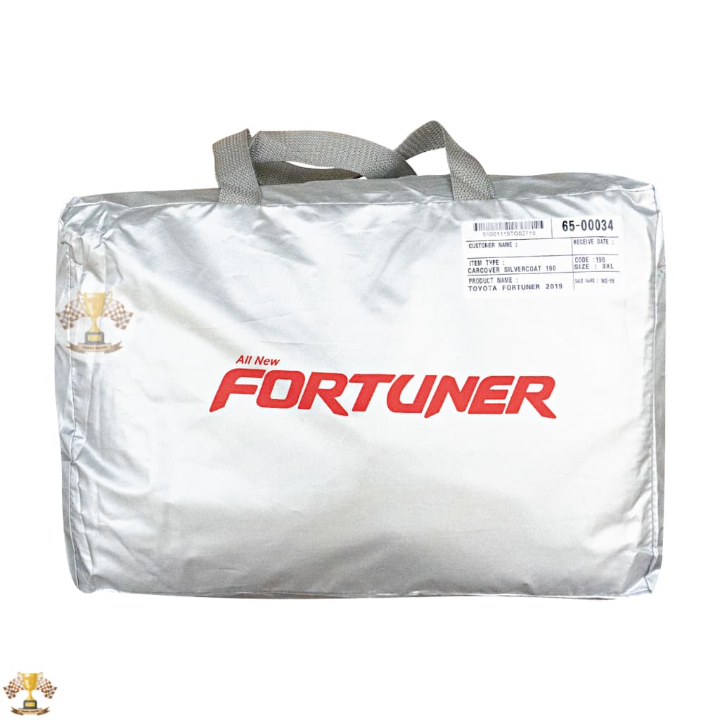 ผ้าคลุมรถ All New Fortuner ตรงรุ่นเนื้อผ้า Silver Coat 190C ทนแดด ไม่ละลาย รูปที่ 5