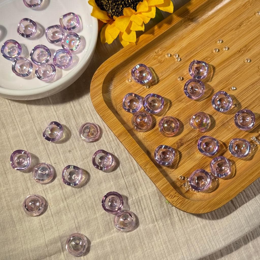 แมงกะพรุนน้อย สำหรับทำพวงกุญแจ ขนาด 15 มิล 10 ชิ้น DIY รูปที่ 6