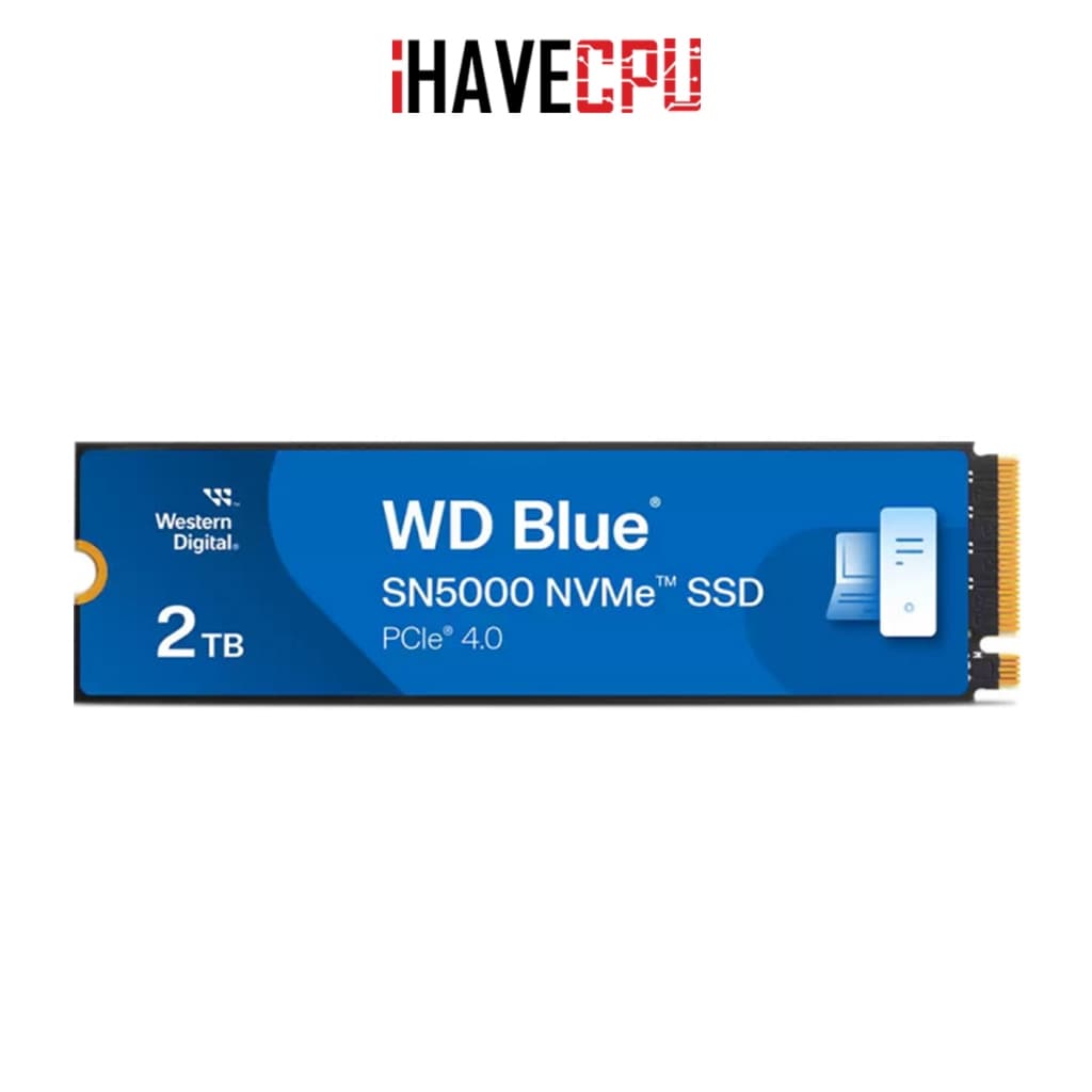 เอสเอสดี iHAVECPU WD BLUE SN5000 2TB PCIe/NVMe GEN4x4 รูปที่ 1