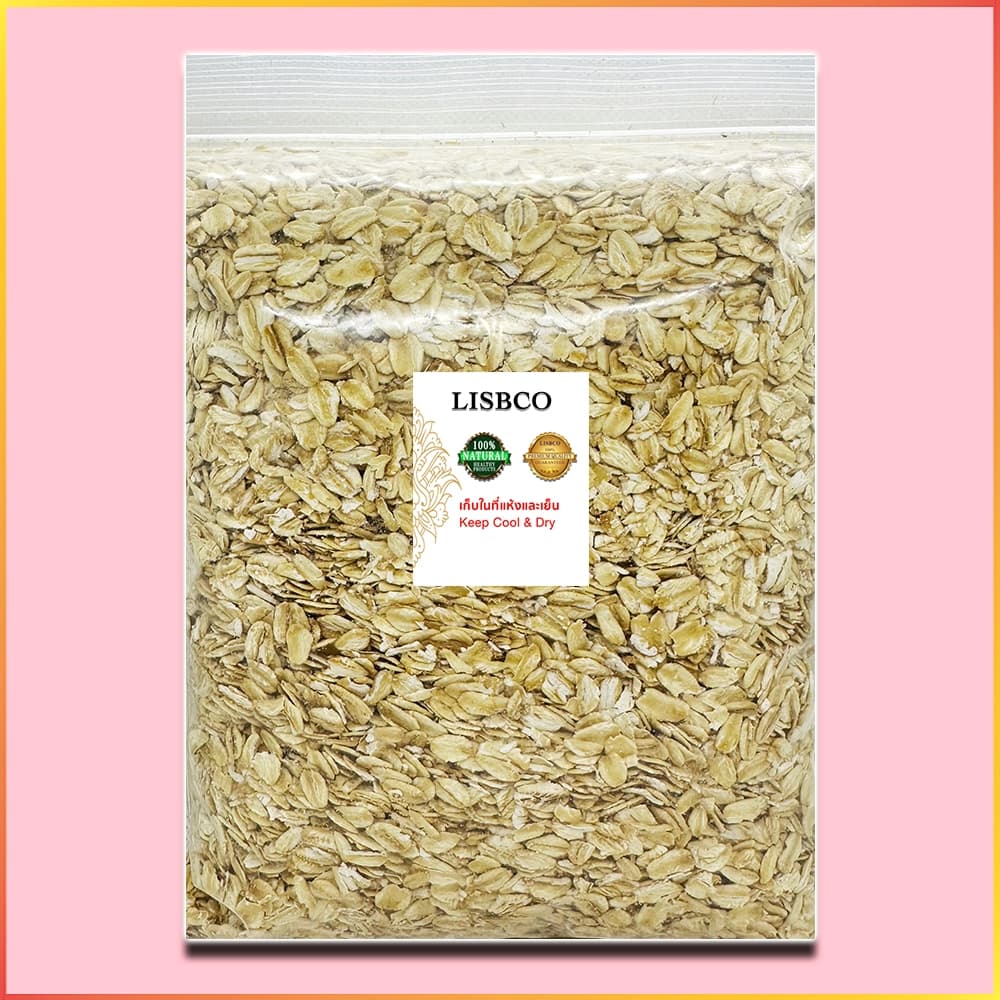 ข้าวโอ๊ต ข้าวโอ๊ตอบ 1700 กรัม g Oatmeal Rolled Oats Grade A+ แผ่นรีดแบน และบดหยาบ พร้อมทาน ธัญพืช รูปที่ 7