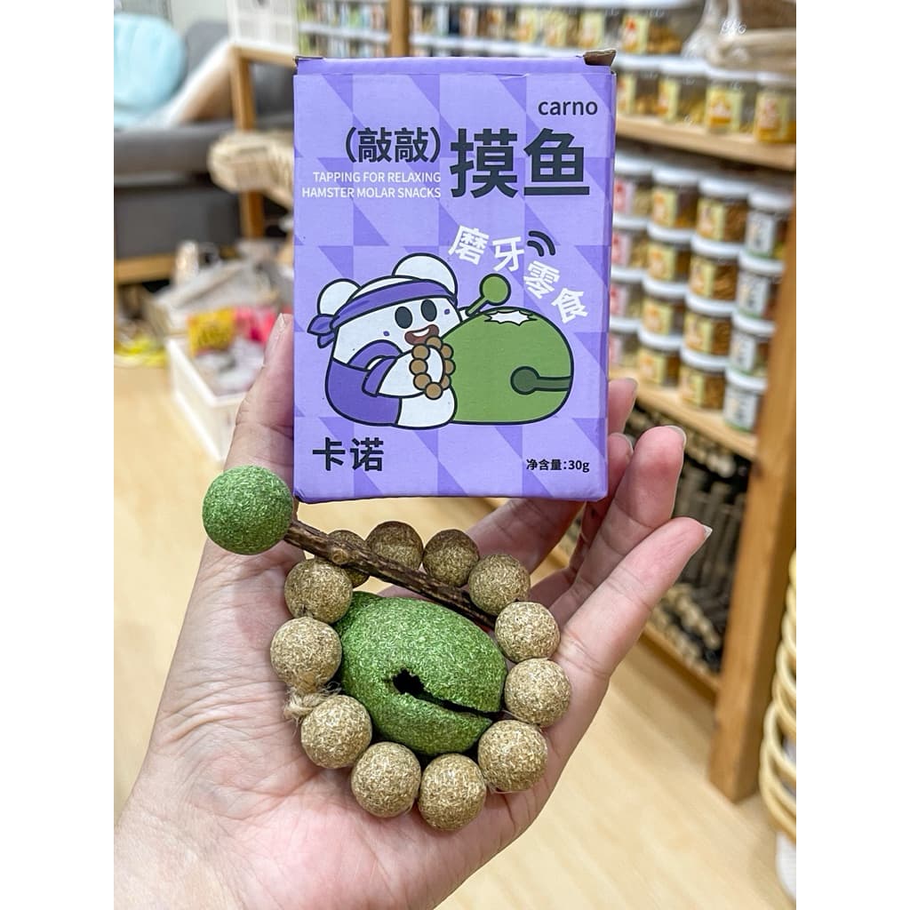 แทะ ลับฟัน ของตกแต่งกรงลับฟันได้รวมหลายยี่ห้อ carno rodizoo ป่าสน ต้นสน ลูกโอ๊ค ดอกไม้ น้ำพุ กระบองเพชร ลูกประคำ รูปที่ 3