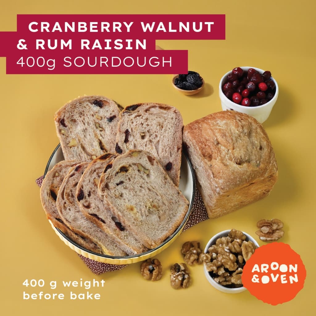 Cranberry Walnut Sourdough : Wholewheat 800g & 400g ไม่มี alcohol รูปที่ 4