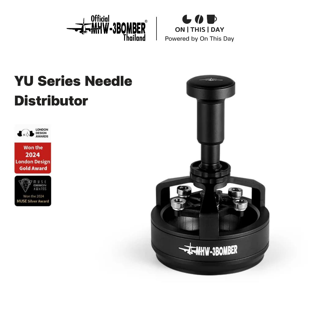 MHW-3BOMBER YU Series - Cyclone Needle Distributor Tool เข็มเกลี่ยผงกาแฟ ขนาด 51 / 53 / 58 mm รูปที่ 1