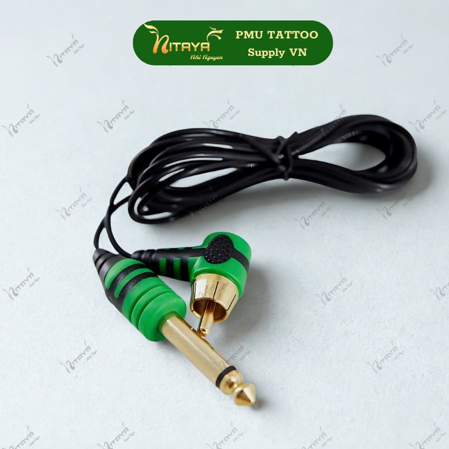 สายไฟ RCA แบบดี สำหรับเครื่องสัก สายต่อเครื่องฮอค รูปที่ 1