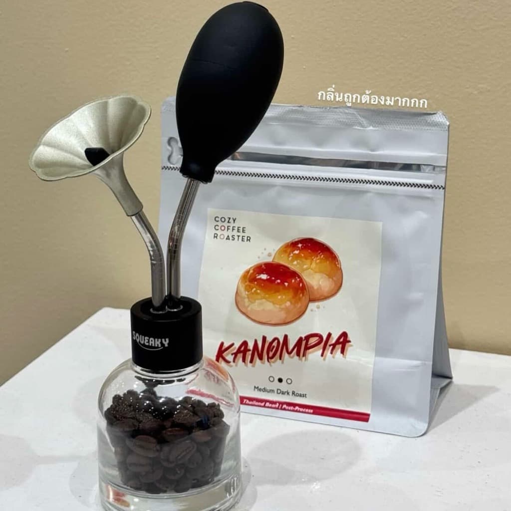 เมล็ดกาแฟคั่ว กลางเข้ม "ขนมเปี๊ยะ" Kanompia Coffee Bean กาแฟขนมเปี๊ยะ รูปที่ 3