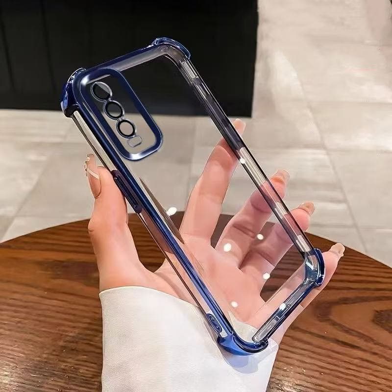 เคสใส ขอบสี กันเลนส์กล้อง สำหรับVivo Y12A Y12S Y3S Y20 Y20S Y20I Y11 Y12 Y15 Y17กันกระแทก รูปที่ 6