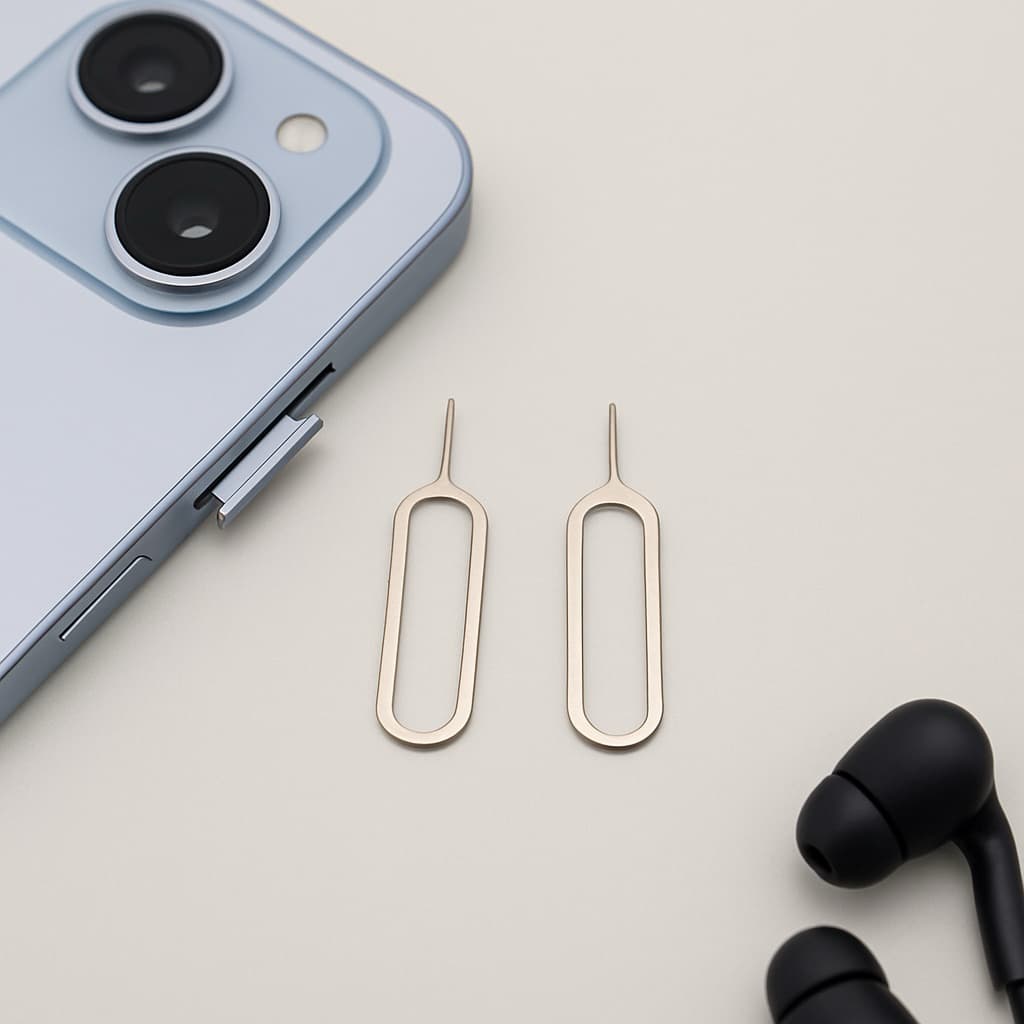 เข็มจิ้มซิม 1 ชิ้น พกไว้ใช้ ถอด sim iphone โทรศัพท์ มือถือ ใช้ง่าย ใช้ดี พกพา ติด กระเป๋าสตางค์ สะดวก ออกใบกำกับภาษีได้ รูปที่ 2