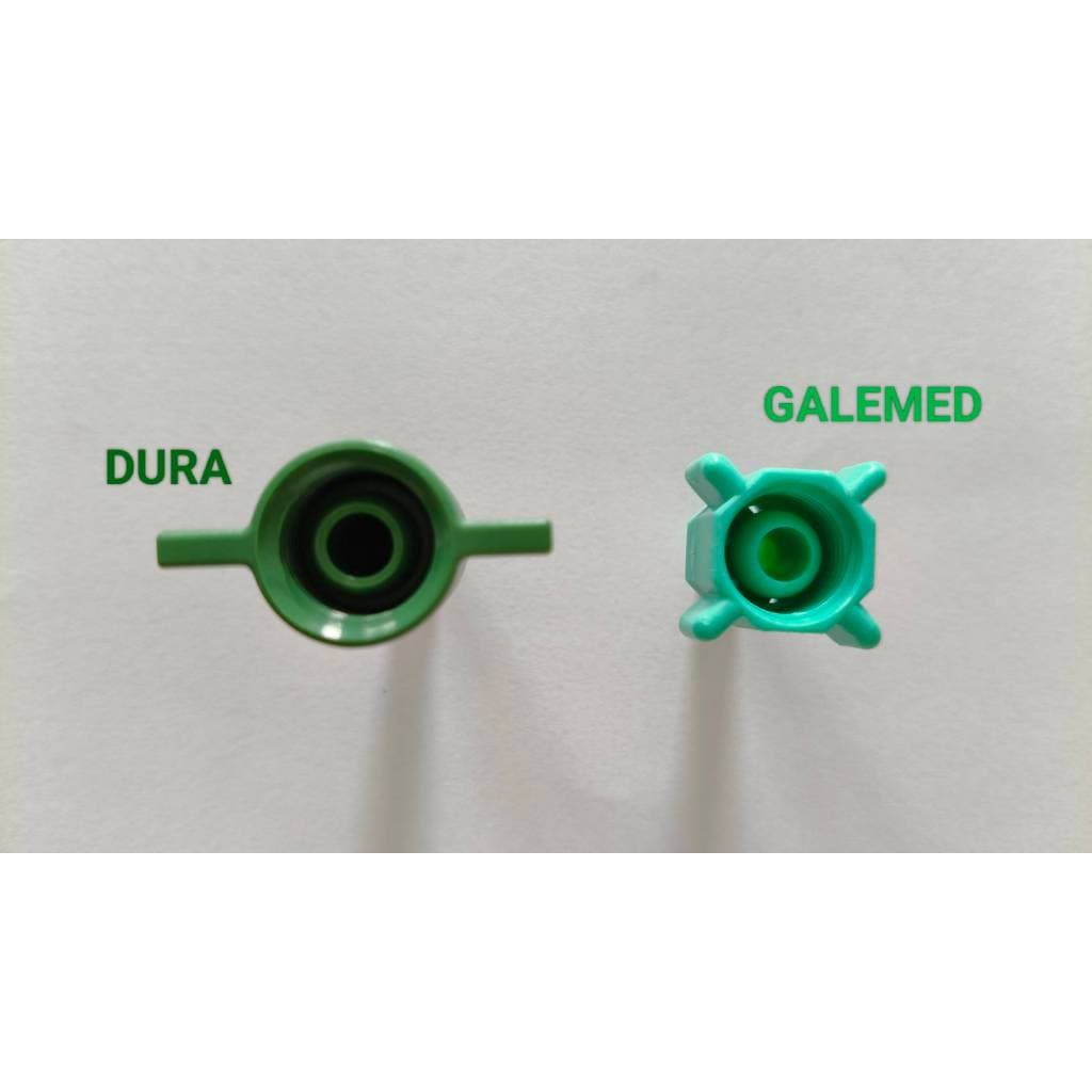 DURA ข้อต่อเกจ์ออกซิเจน Nut & Nipple O2 disp.Ins สำหรับ ถังออกซิเจน Oxygen tank. รูปที่ 3