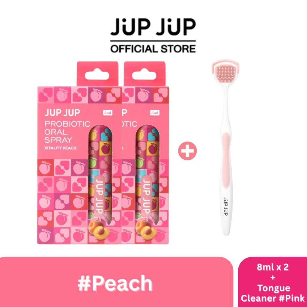 Jup Jup Probiotic Oral Spray 8ml*2pcs + Tongue Cleaner 1pc รูปที่ 2