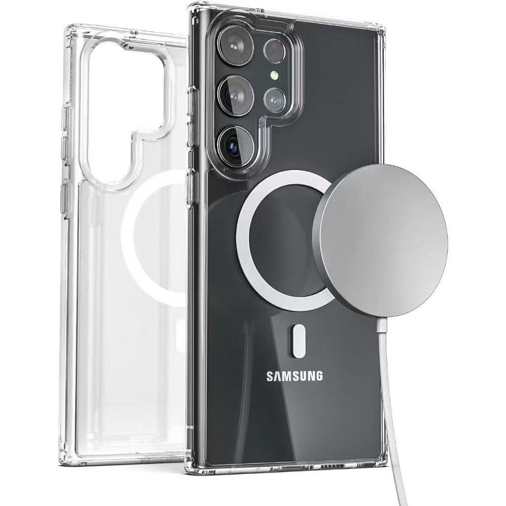 เคสแม่เหล็ก CASEใส สำรับ Samsung S26 Plus S26Ultra S25 S24 S23 S22 S21 Plus Ultra S21FE S23FE S24FE S25FE เคสกันกระแทก รูปที่ 7