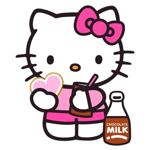 ตัวรีดติดเสื้อ Hello kitty set.2 ขนาด 10 CM แผ่นฟิมล์รีดร้อน อาร์มติดเสื้อ DIY คิตตี้ รูปที่ 5