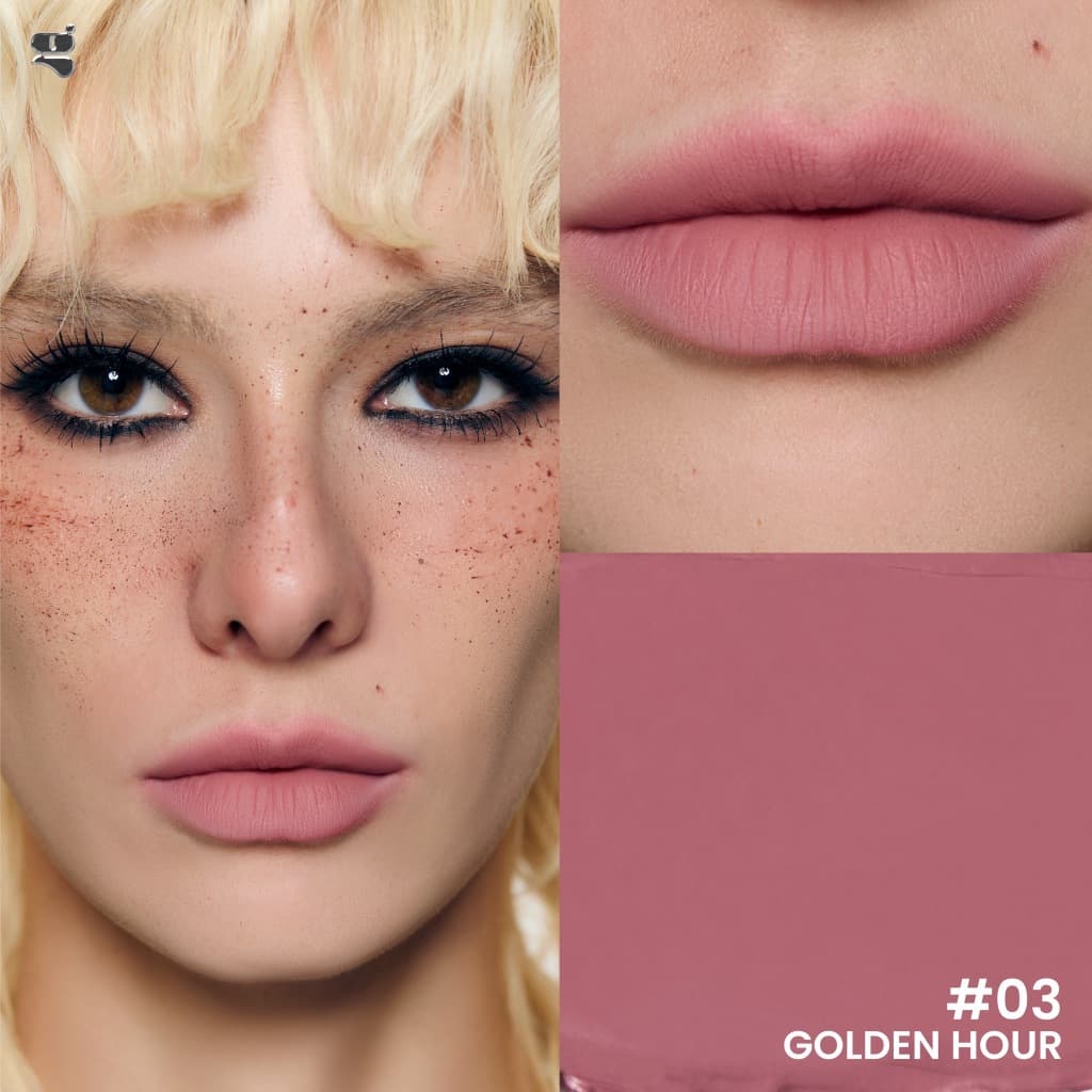 (สูตรใหม่!ติดทนนานกว่าเดิม เนื้อ Liquid ฟินิชแมตต์ ติดทนขั้นสุด) Gala Tiny Silvie Mousse Lip รูปที่ 5