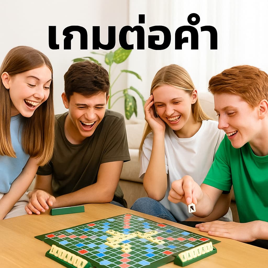 เกมต่อคำ SCRABBLE Original เกมกระดานเสริมทักษะภาษาอังกฤษสุดคลาสสิก 55110 # อุปกรณ์ครบ พร้อมเล่น รูปที่ 6
