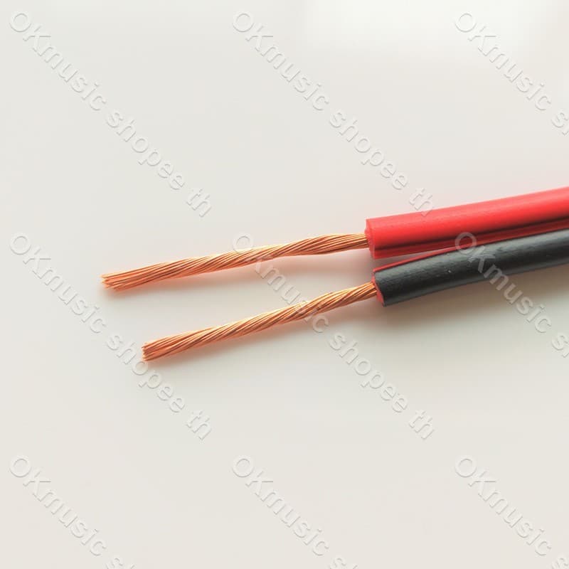 1 เมตร สายลำโพง 20AWG 17AWG 15AWG 13AWG เส้นทองแดงพิเศษ สายไฟ เพาเวอร์แอมป์ รูปที่ 4