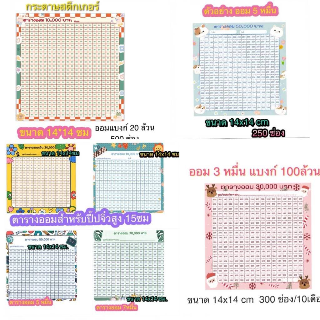 ปี๊ปออมสินสีเทาพร้อมตารางออม สูง 15 ซม. กระปุกออมสินปี๊ปสีเทาเท่านั้น รูปที่ 6