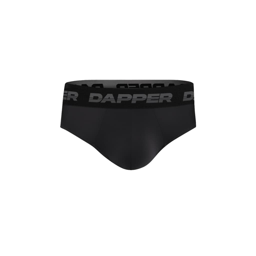DAPPER แพ็ค 2 ชิ้น กางเกงชั้นในชาย Dapper Ultraflex ทรง Briefs สีดำ รูปที่ 2
