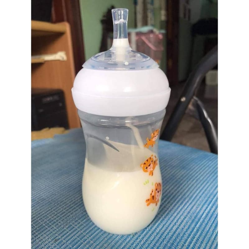 หลอดหัดดื่ม สำหรับเด็ก ใส่ได้ 4-10 ออน ซิลิโคนฟรูตเกรด ปลออดภัย หลอดหัดดื่มคอกว้าง รูปที่ 9