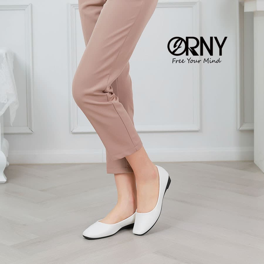 มีไซส์ 42 ORNY ® รองเท้าคัชชูส้นสูง หนังนิ่มมาก OY135 รูปที่ 3