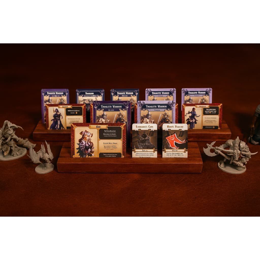 ที่วางการ์ดเกม พรีเมียม ปั๊มชื่อได้ | แท่นวางการ์ด บอร์ดเกม MTG DND TCG | Card Holder Stand Fantasy ของขวัญเกมเมอร์ รูปที่ 3