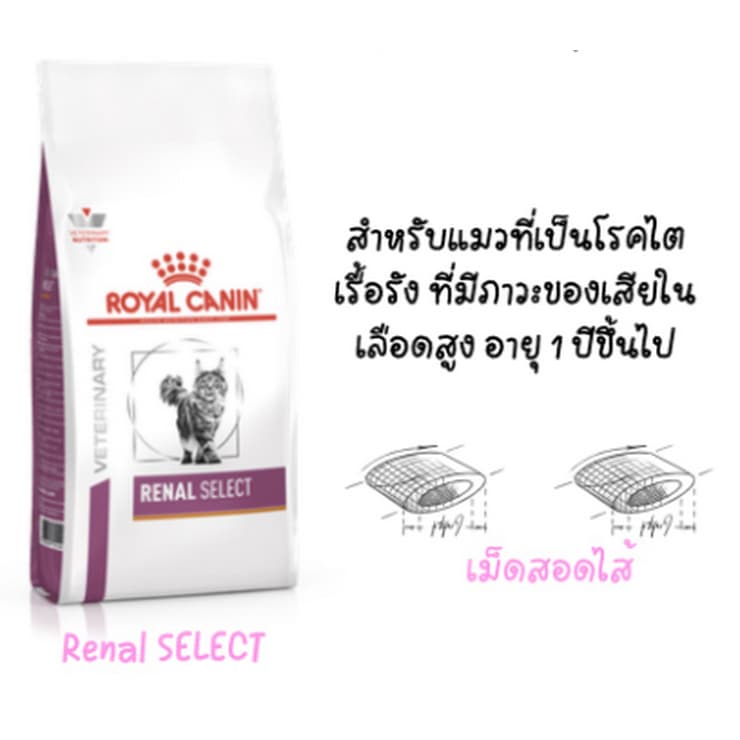 Royal Canin Vet Cat 400g Renal Select แมวโรคไต รูปที่ 4