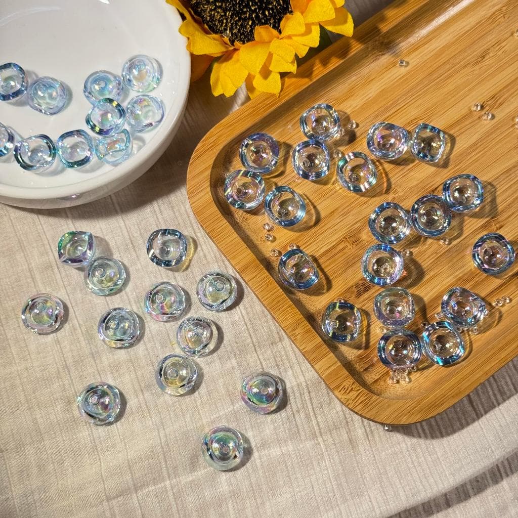แมงกะพรุนน้อย สำหรับทำพวงกุญแจ ขนาด 15 มิล 10 ชิ้น DIY รูปที่ 8