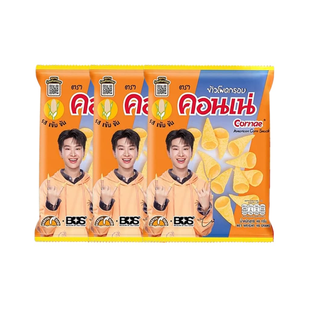ขนมปาปริก้า / ขนมโปเต้ / ขนมคอนเน่ x BUS 46-52 กรัม 3 ห่อ รูปที่ 6