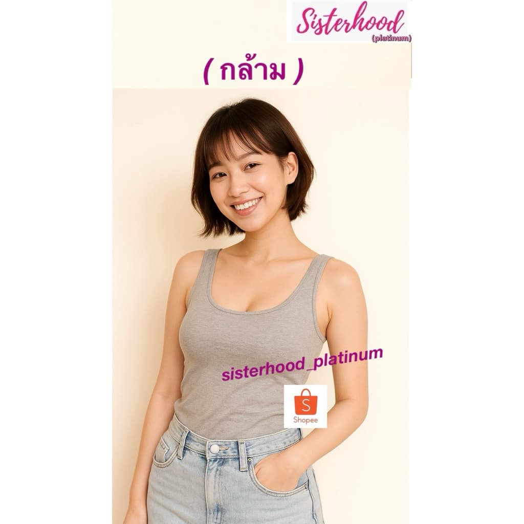 เสื้อซับในมีทรง sister hood !! จัดส่งเร็ว 1-2วัน !! รูปที่ 3