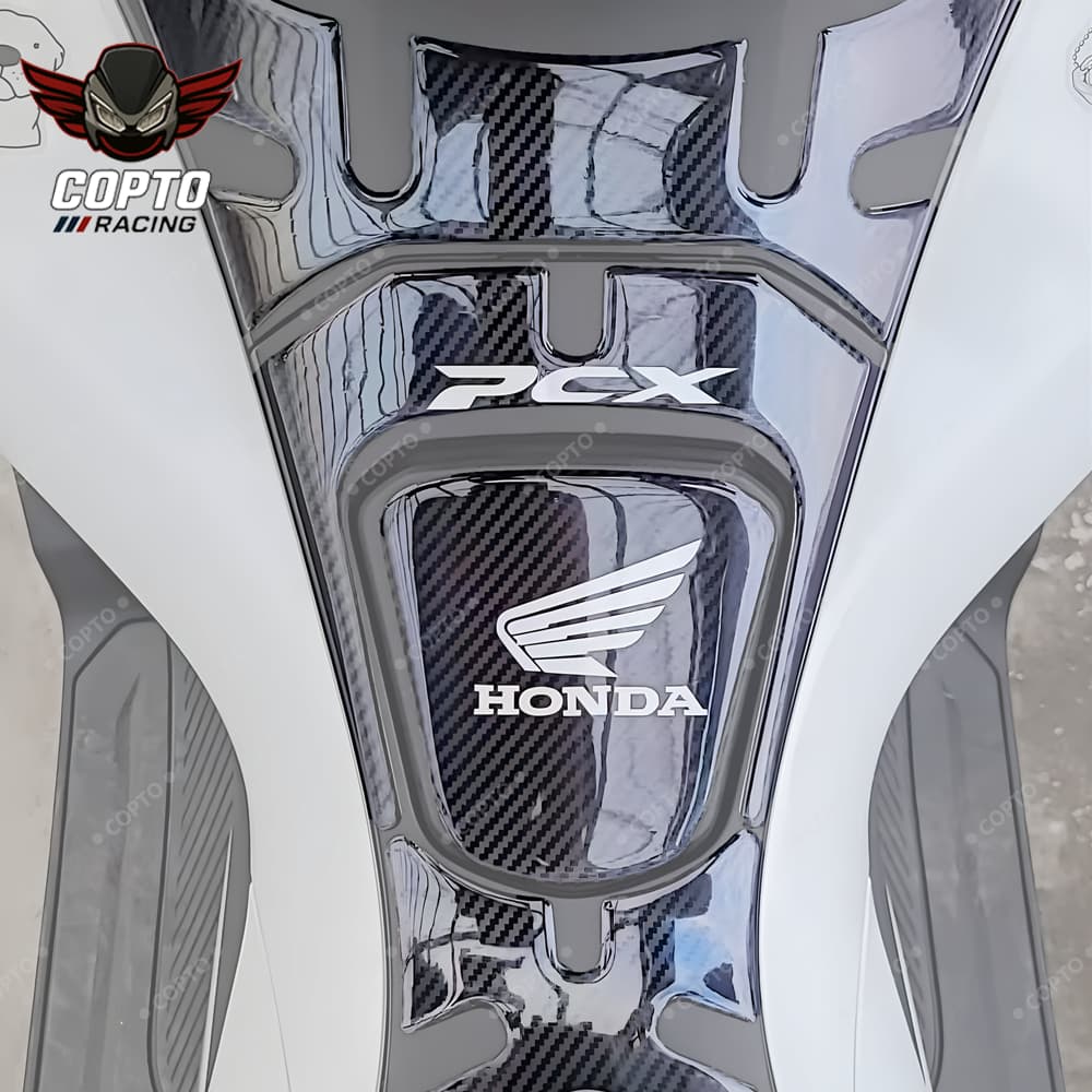 สติ๊กเกอร์กันรอยถังน้ำมัน 5D ลายคาร์บอน สำหรับ Honda PCX150 PCX125 กันรอยมอเตอร์ไซค์ รูปที่ 6