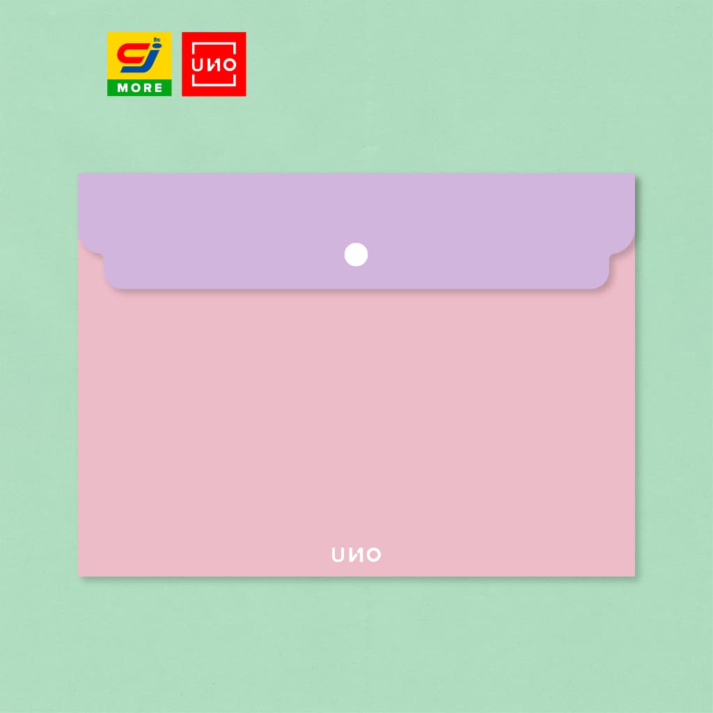 UNO แฟ้มกระดุม A4 ทูโทน รุ่น 029 รูปที่ 3