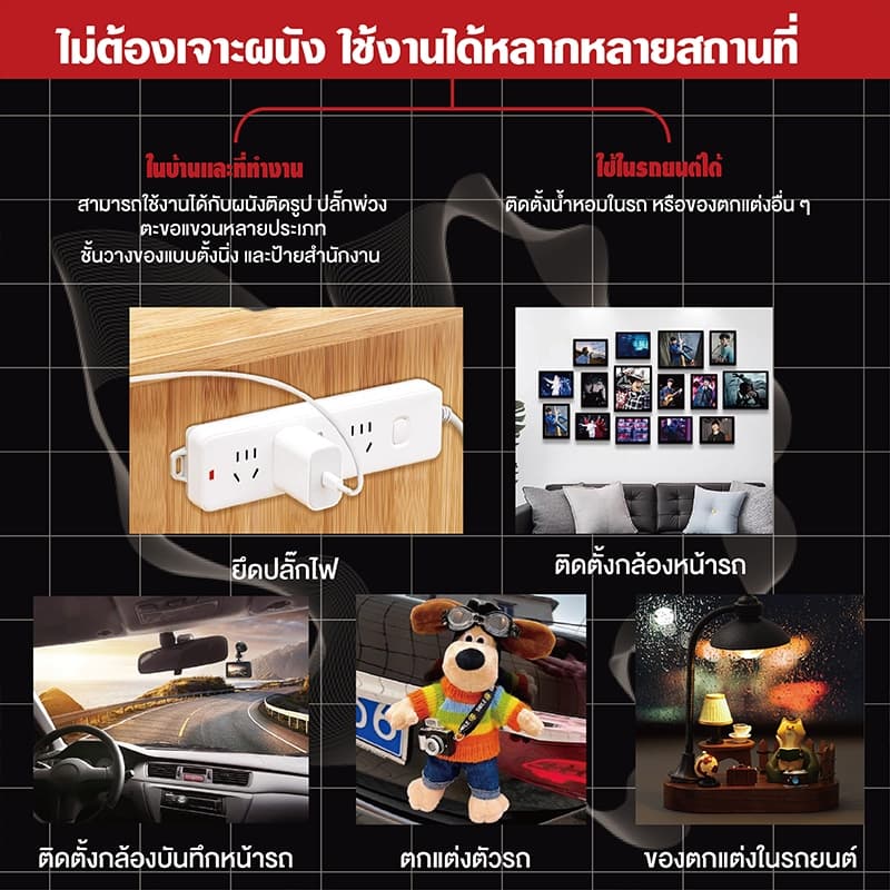 เทป3M กาวสองหน้า 3m เทปกาว 3M VHB รุ่นกาวดำเหนียวกว่า ติดรถยนต์ เทปกาว2หน้า3M ติดผนัง กันนํ้าทนความร้อน กาว3m รูปที่ 7