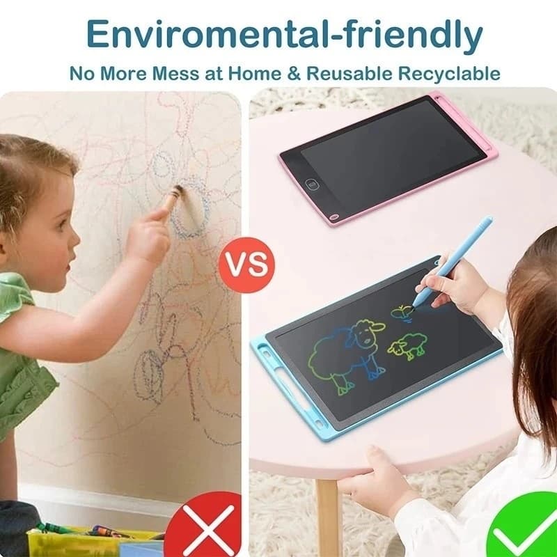 กระดานเขียน 8.5/10/16นิ้ว กระดานลบได้ LCD Writing Tablet กระดานวาดรูป จอเป็นสี กระดาน ขนาด ของเล่นกระดานวาดภาพ รูปที่ 7