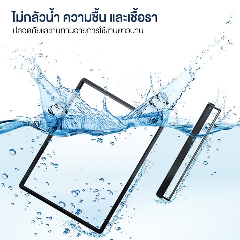 กระจกห้องน้ำ กระจก กระจกเงาติดผนัง ขนาด 40/50/60 ซม กระจกสี่เหลี่ยม กระจกติดผนัง กระจกแต่งหน้า รูปที่ 8