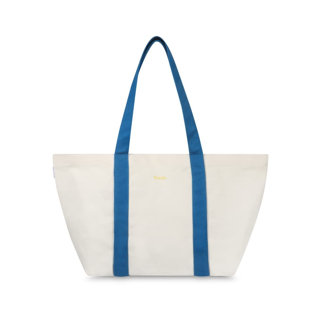 KEDS กระเป๋า รุ่น THE KEDS BAG X SSKTMMEE สีครีม/ สีน้ำเงิน รูปที่ 4